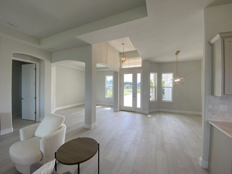 Representative furnished interior of a home built from the Galway by Paytas Homes in The Reserve at Victoria, Deland (Image 6).