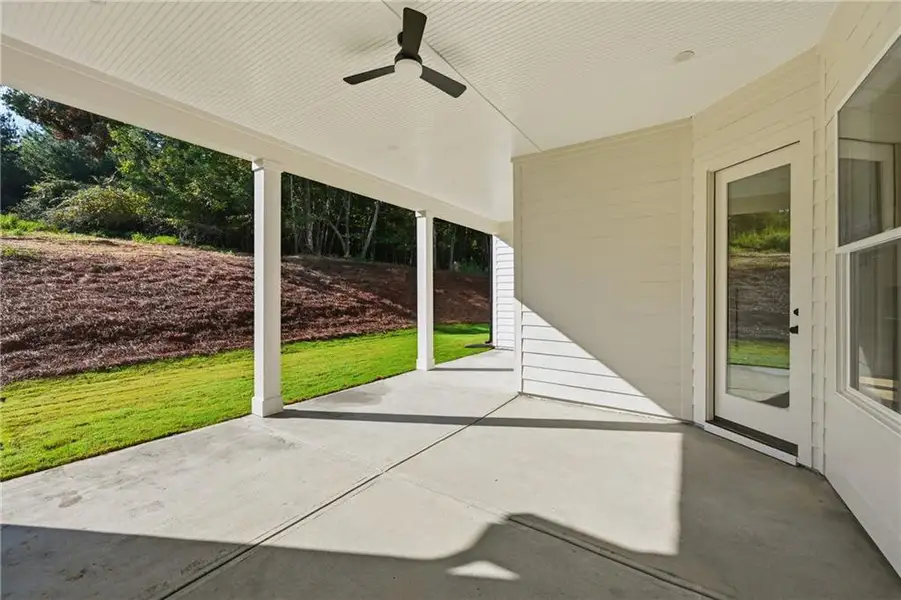 Exterior details and patio area of a home in , Demorest (Image 4).