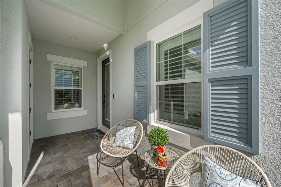 Exterior details and patio area of a home in , Sarasota (Image 21).