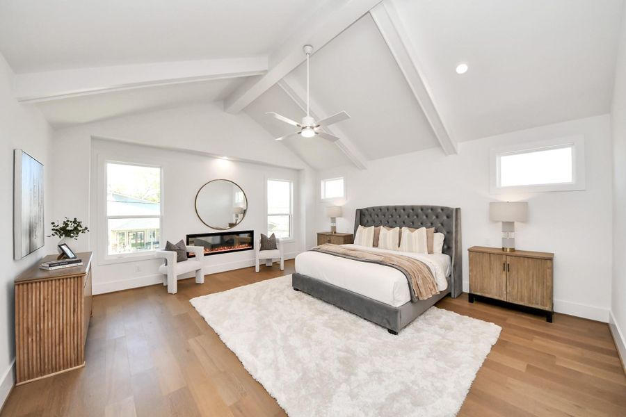 Furnished interior view inside a new home in , Houston (Image 19).