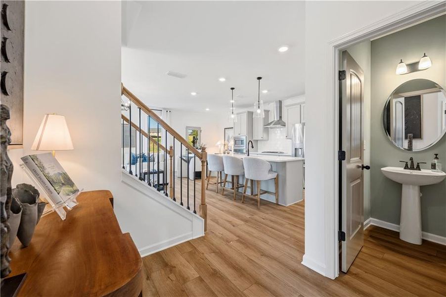 Furnished interior view inside a new home in Avery Landing, McDonough (Image 33).