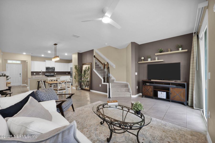 Furnished interior view inside a new home in , St. Augustine (Image 11). Furnished interior view inside a new home in , St. Augustine (Image 11).