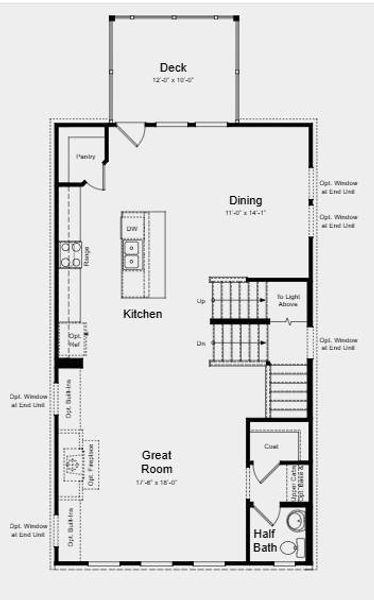 2D floor plan layout of this home in Auburn Glen, Dacula, GA (Image 3).