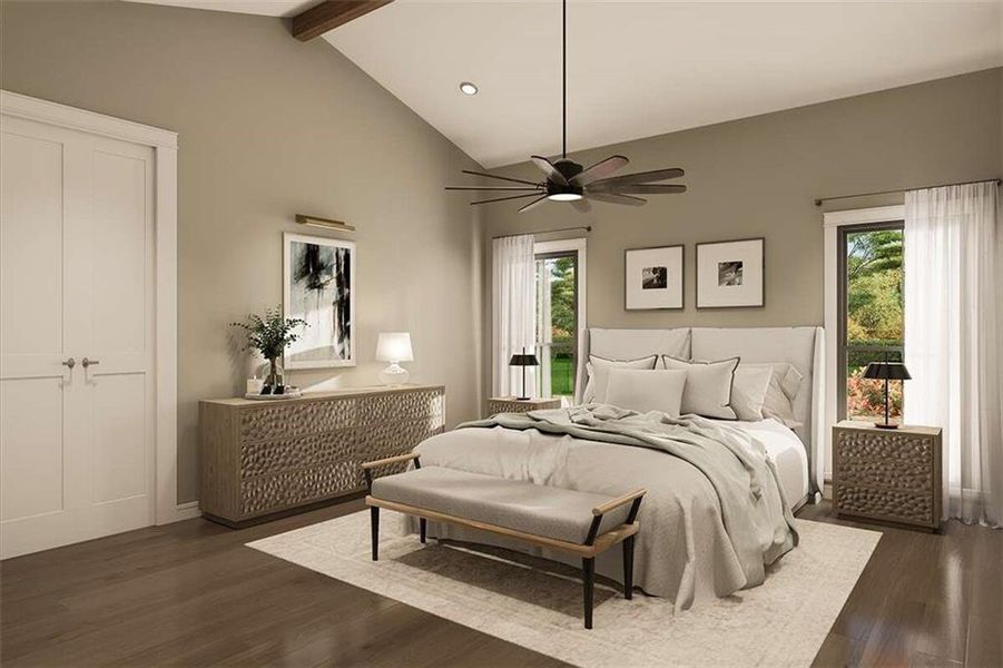 Furnished interior view inside a new home in , Ellijay (Image 9). Furnished interior view inside a new home in , Ellijay (Image 9).