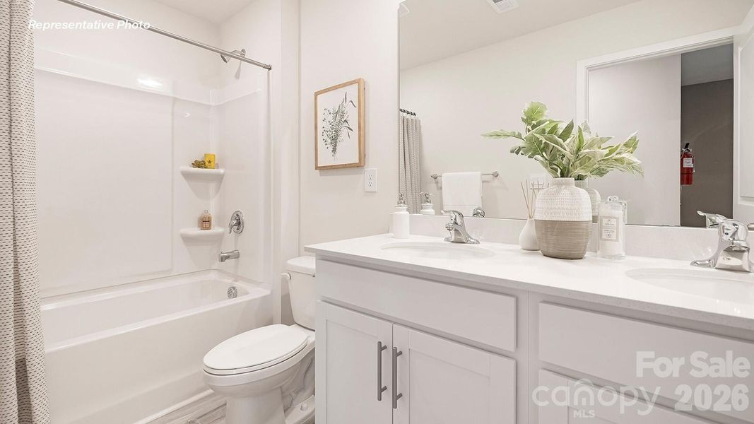 Furnished interior view inside a new home in Fergus Crossing, York (Image 19).