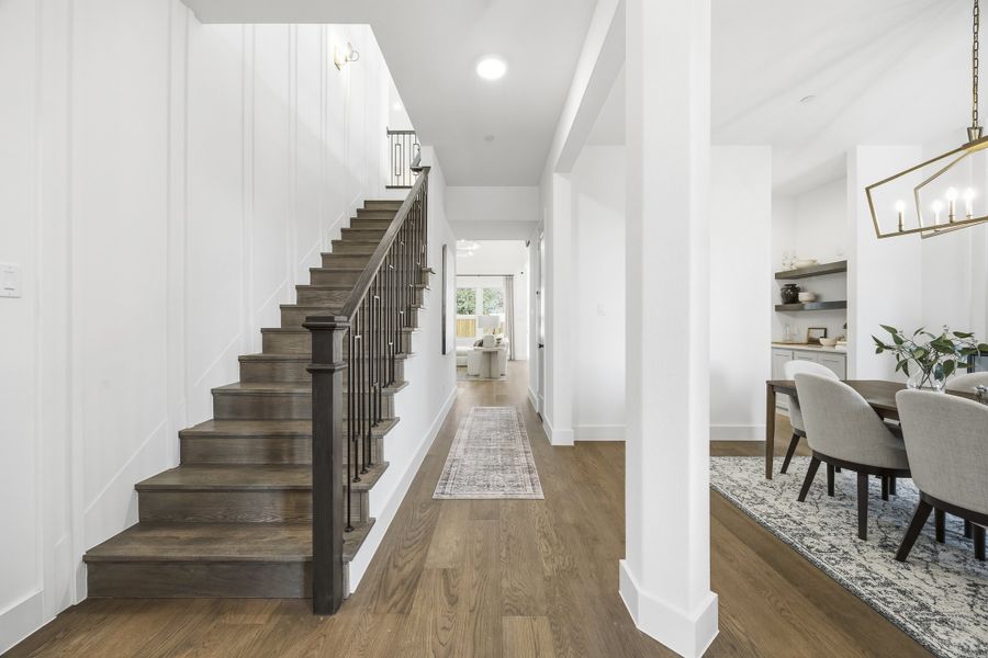 Furnished interior view inside a new home in Providence Cove, McKinney (Image 7).