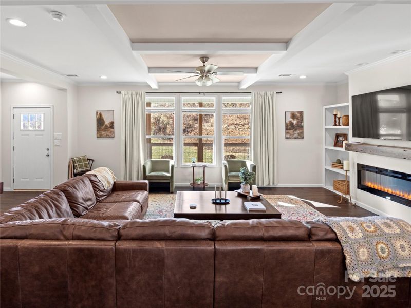 Furnished interior view inside a new home in , Hendersonville (Image 23).