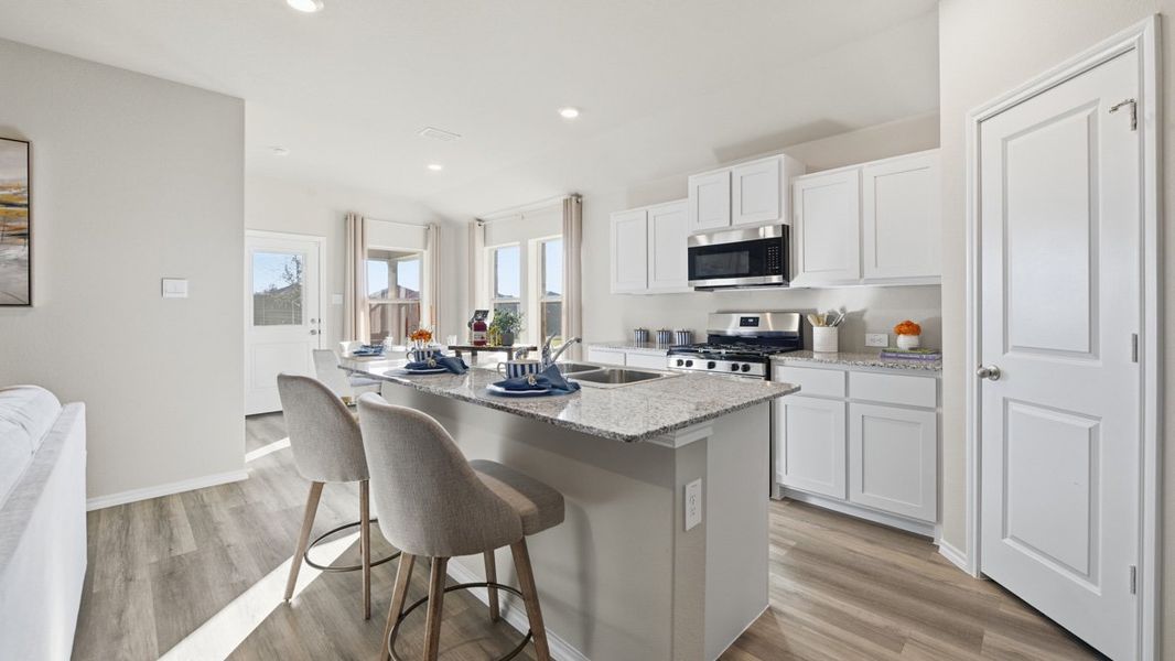Furnished interior view inside a new home in Hickory Grove, Krum (Image 5).