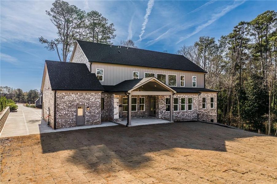 Exterior details and patio area of a home in , Buford (Image 29).
