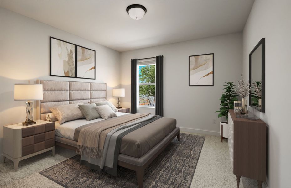 Furnished interior view inside a new home in Kinsdale, Lancaster (Image 11).