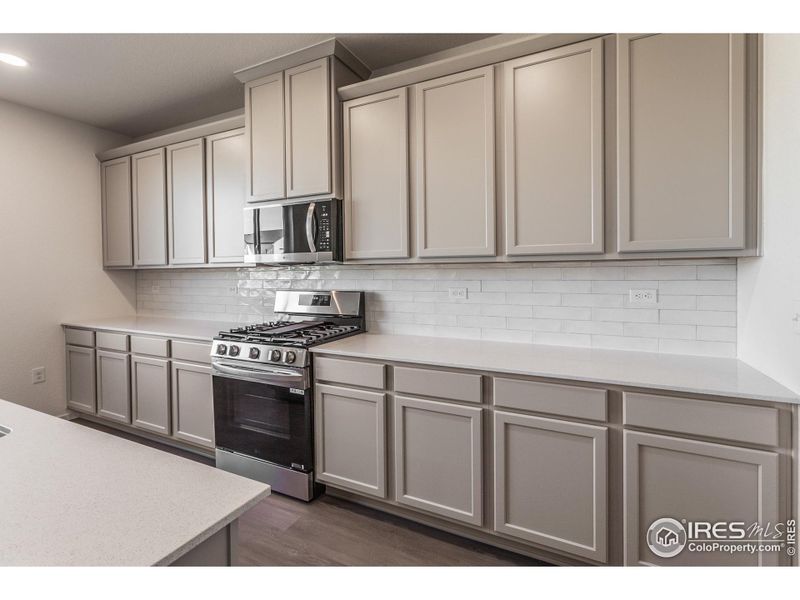 Furnished interior view inside a new home in Bloom Trailblazer Collection - Single Family Homes, Fort Collins (Image 4).