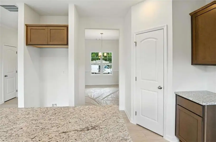 Furnished interior view inside a new home in Creekside Landing, Dallas (Image 9).