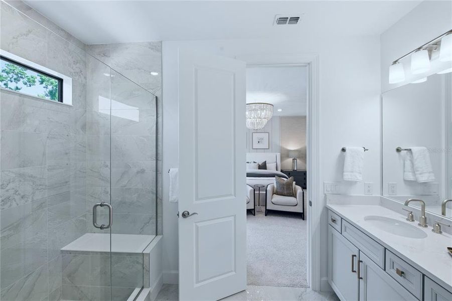 Furnished interior view inside a new home in Grandura, Sarasota (Image 5).
