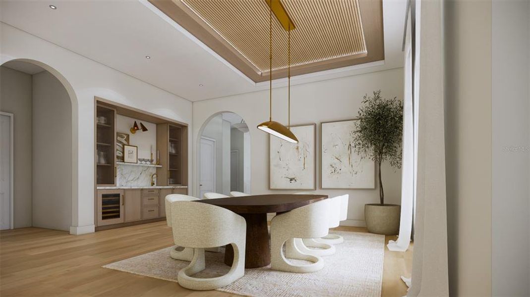 Furnished interior view inside a new home in , Winter Park (Image 9).