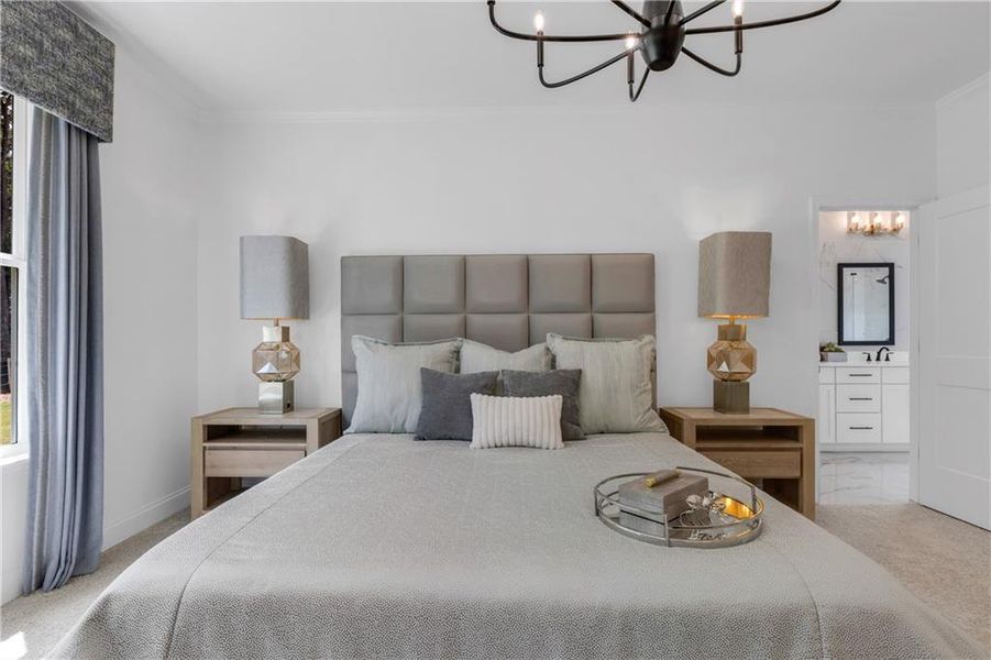 Furnished interior view inside a new home in Pickens Bluff, Hiram (Image 39).