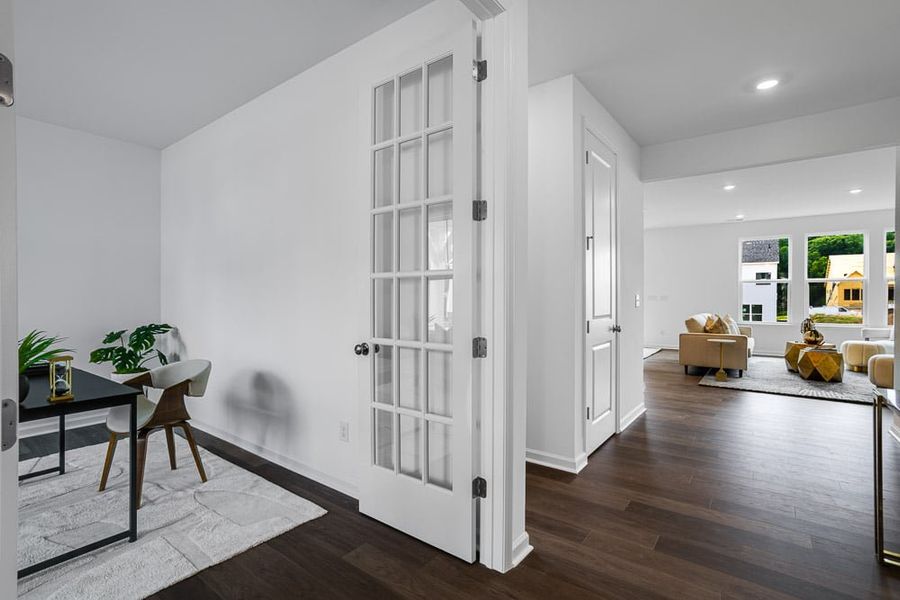 Furnished interior view inside a new home in The Coves on Lake Wylie, Charlotte (Image 6).