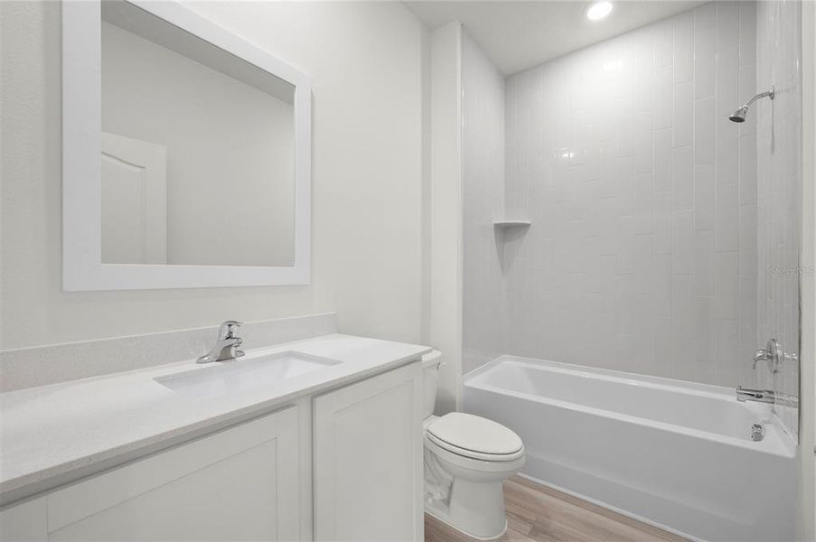 Furnished interior view inside a new home in Gum Lake Preserve, Lake Alfred (Image 6).