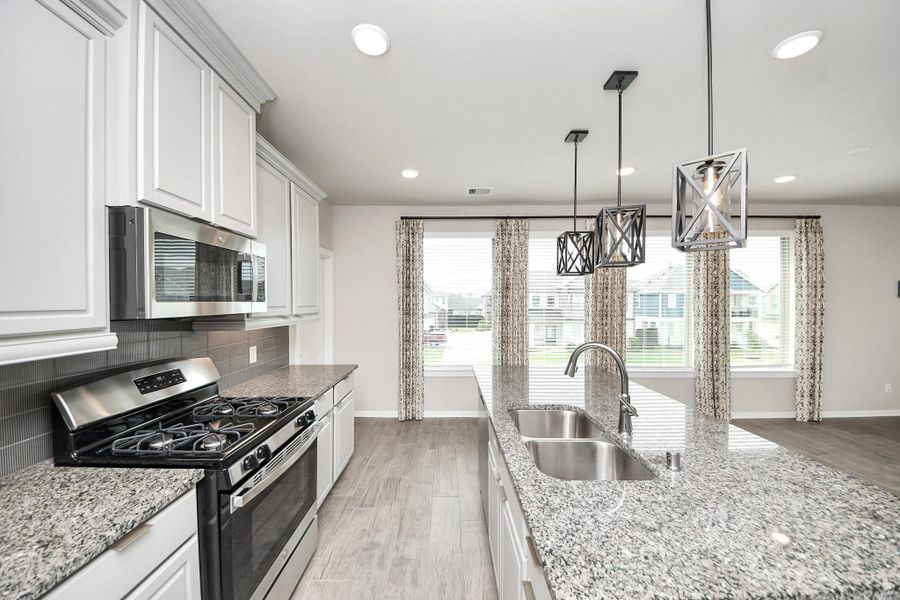 Furnished interior view inside a new home in The Groves, Humble (Image 6).