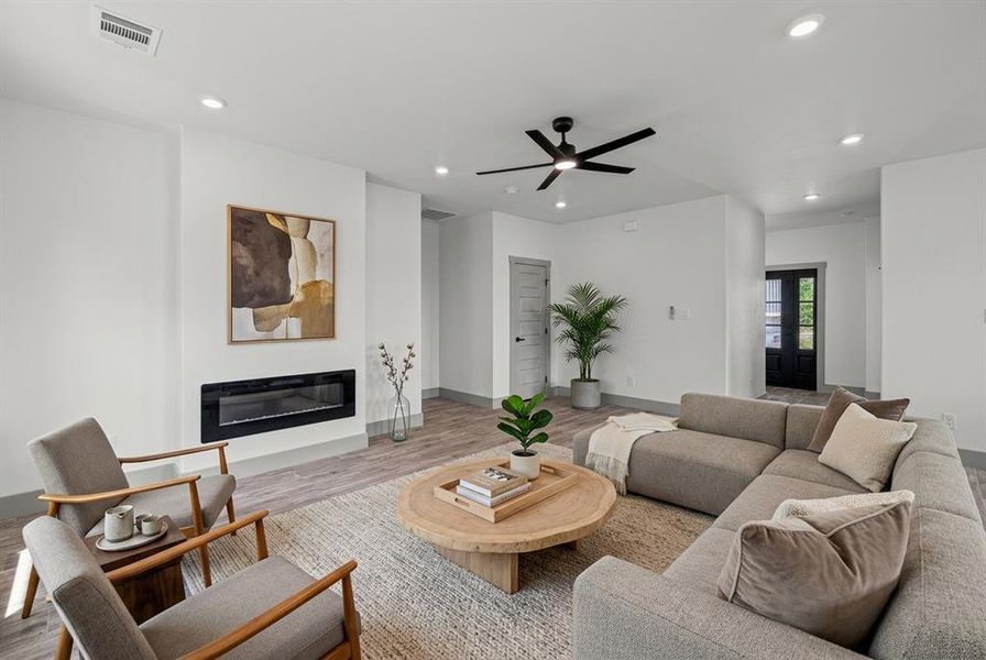 Furnished interior view inside a new home in , Granbury (Image 11).