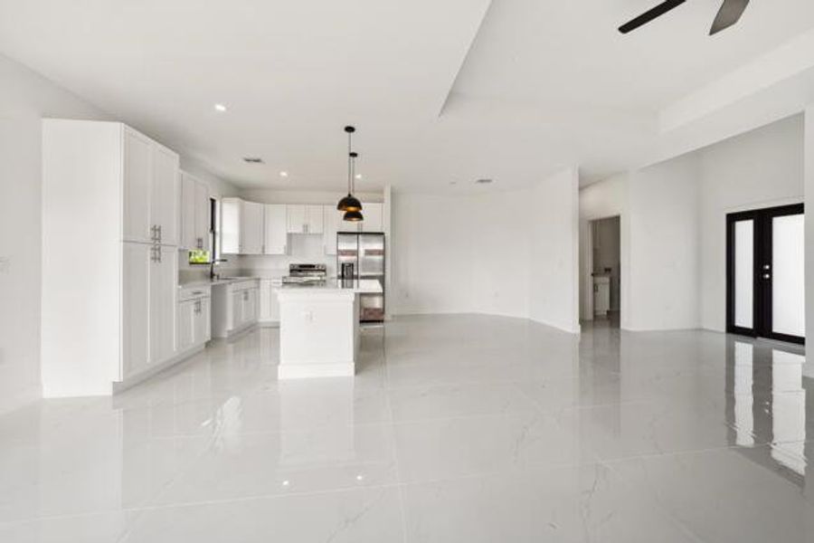 Spacious, unfurnished interior of a new home in , Cape Coral (Image 7). Spacious, unfurnished interior of a new home in , Cape Coral (Image 7).