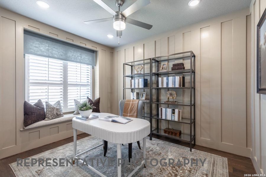 Furnished interior view inside a new home in Prominence, San Antonio (Image 16).