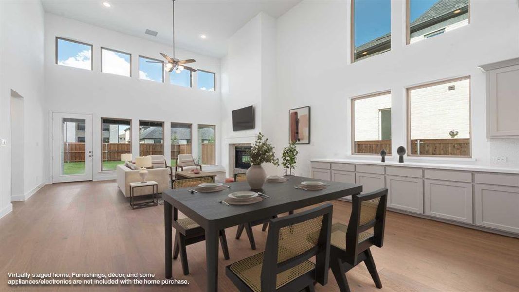 Furnished interior view inside a new home in Mosaic 50', Celina (Image 10). Furnished interior view inside a new home in Mosaic 50', Celina (Image 10).