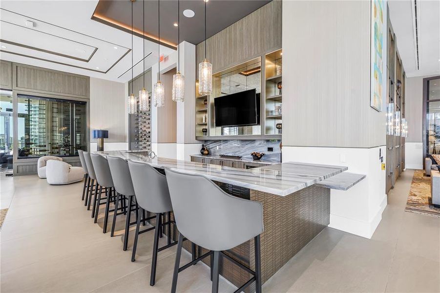 Furnished interior view inside a new home in , St. Petersburg (Image 12).