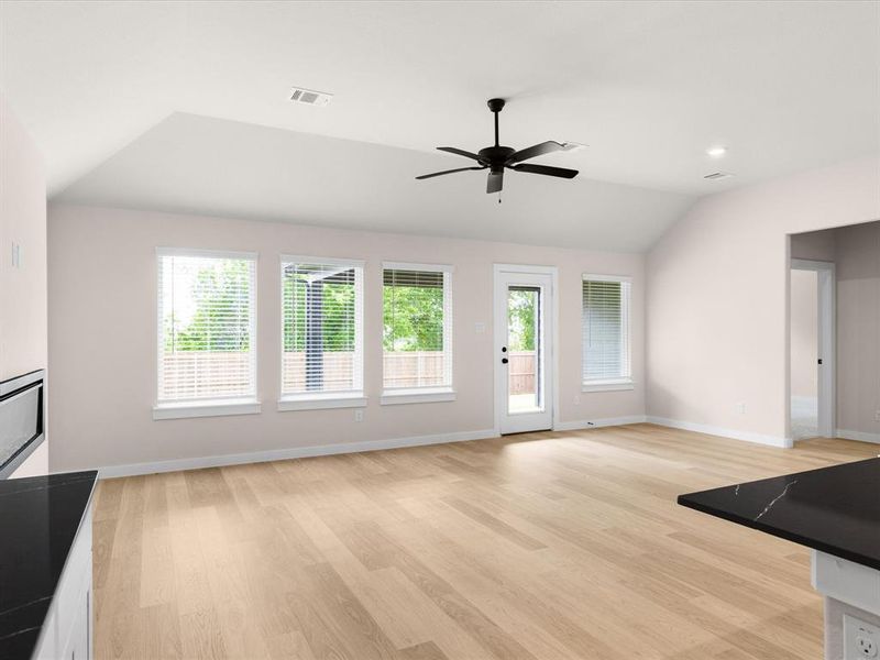 Spacious, unfurnished interior of a new home in Hadley Farms, Godley (Image 22). Spacious, unfurnished interior of a new home in Hadley Farms, Godley (Image 22).