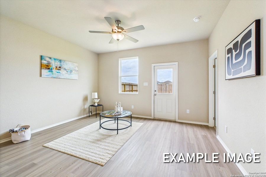 Furnished interior view inside a new home in Agave, San Antonio (Image 16).