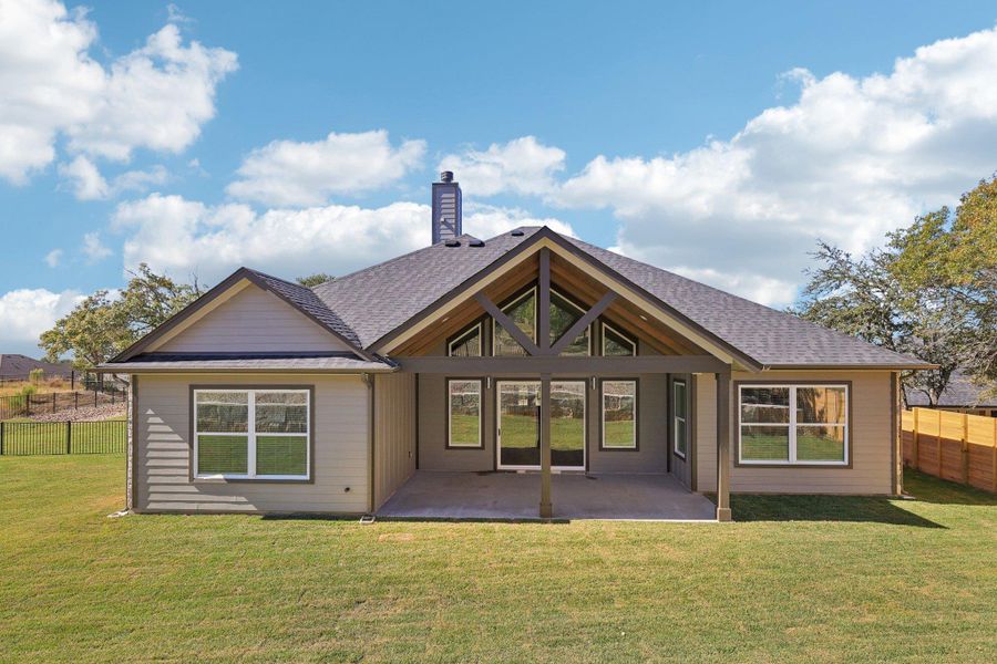 Exterior details and patio area of a home in , Burnet (Image 3). Exterior details and patio area of a home in , Burnet (Image 3).