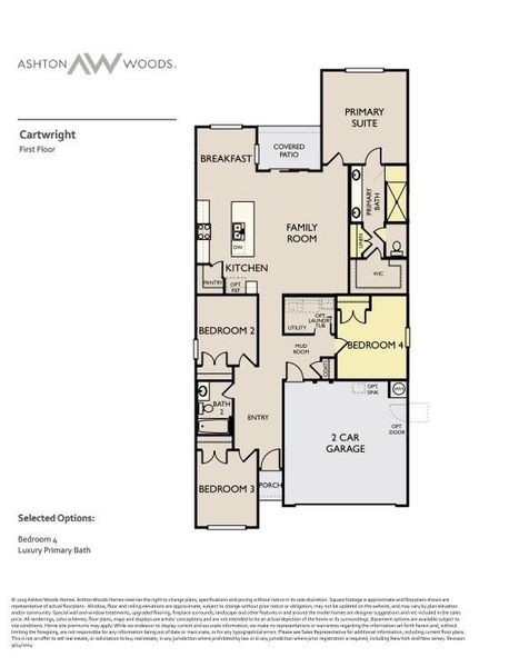 2D floor plan layout of this home in Covered Bridge, Hutto, TX (Image 3).
