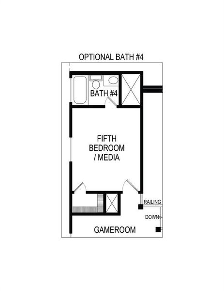 Caroline 2F Floor Plan Option