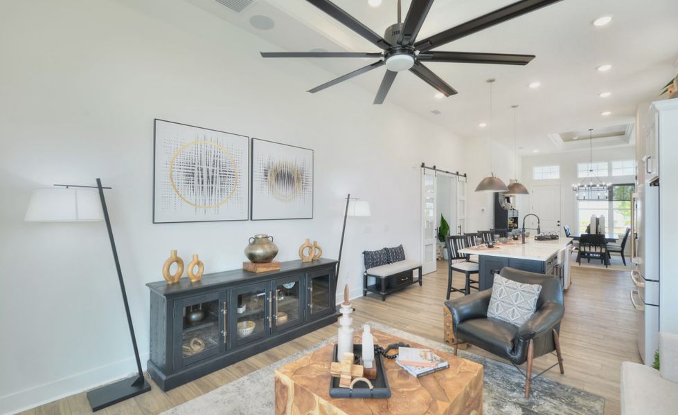 Furnished interior view inside a new home in Persimmon Park, Wesley Chapel (Image 19). Furnished interior view inside a new home in Persimmon Park, Wesley Chapel (Image 19).