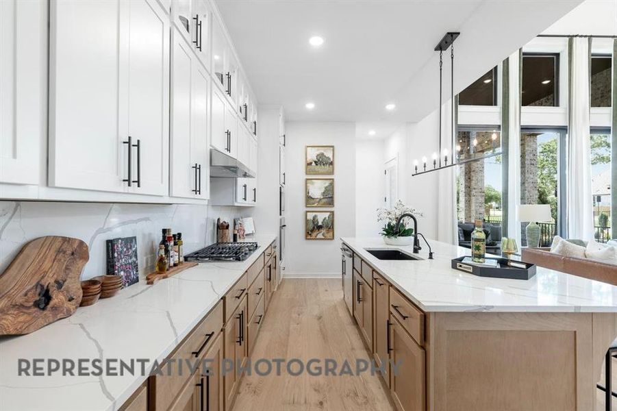 Furnished interior view inside a new home in Landmark, Denton (Image 11).
