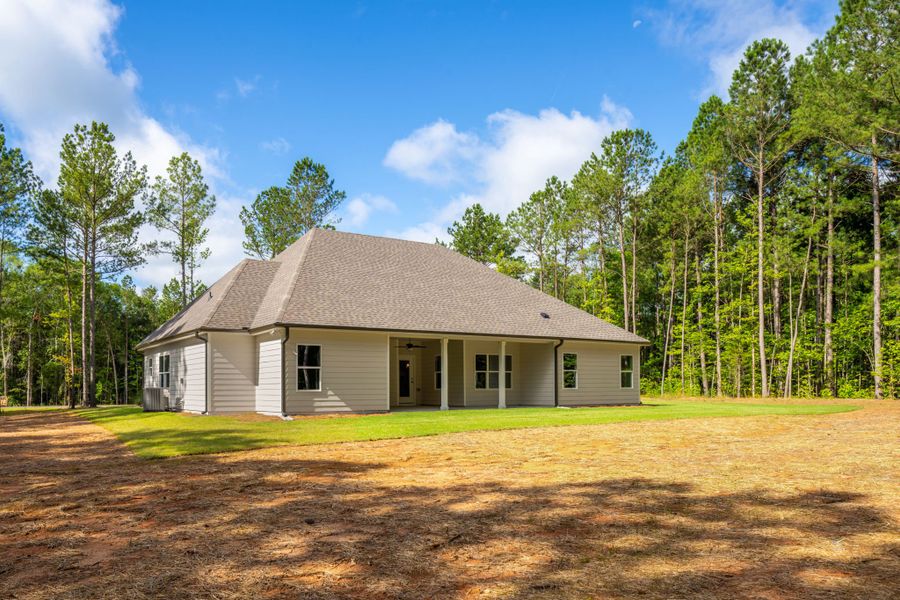 Front exterior of a new home in Flint Farms, Concord, GA, highlighting curb appeal (Image 28).