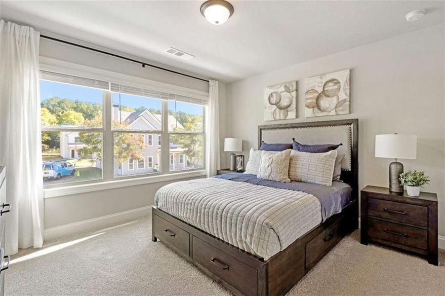 Furnished interior view inside a new home in Ridge Pointe, Athens (Image 12).