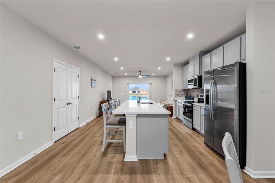 Furnished interior view inside a new home in , Port Charlotte (Image 5). Furnished interior view inside a new home in , Port Charlotte (Image 5).