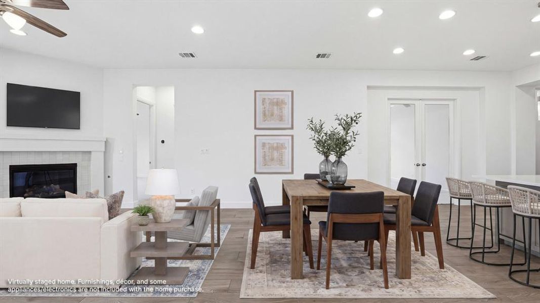 Furnished interior view inside a new home in Meraki, Forney (Image 6).