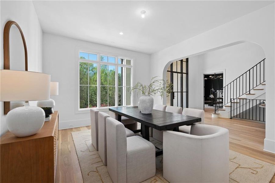Furnished interior view inside a new home in , Milton (Image 32).