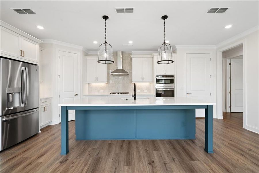Furnished interior view inside a new home in Promenade at Sawnee Village, Cumming (Image 5).