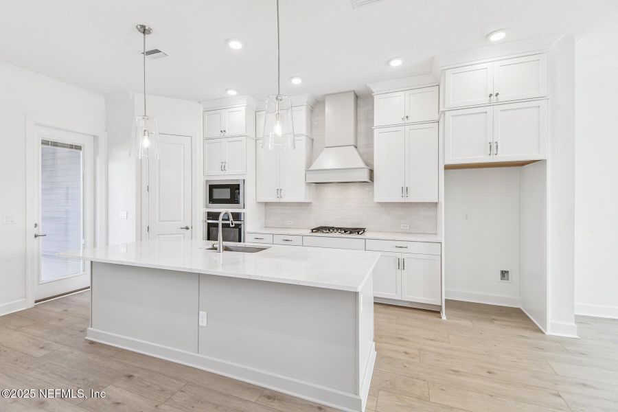 Furnished interior view inside a new home in Seven Pines 24' Rear Entry Townhomes, Jacksonville (Image 9).