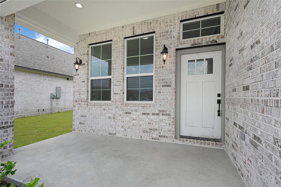 Exterior details and patio area of a home in , Anahuac (Image 3). Exterior details and patio area of a home in , Anahuac (Image 3).