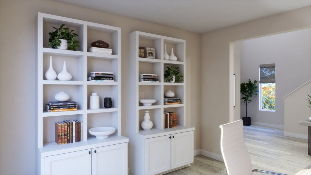 Furnished interior view inside a new home in Lariat, Liberty Hill (Image 15).