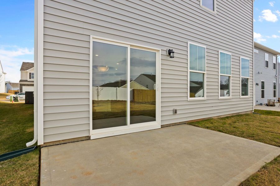 Exterior details and patio area of a home in Harrington, Greenville (Image 4). Exterior details and patio area of a home in Harrington, Greenville (Image 4).