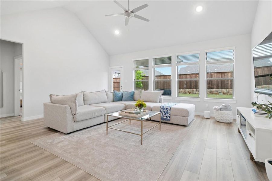 Furnished interior view inside a new home in Devonshire, Forney (Image 7).