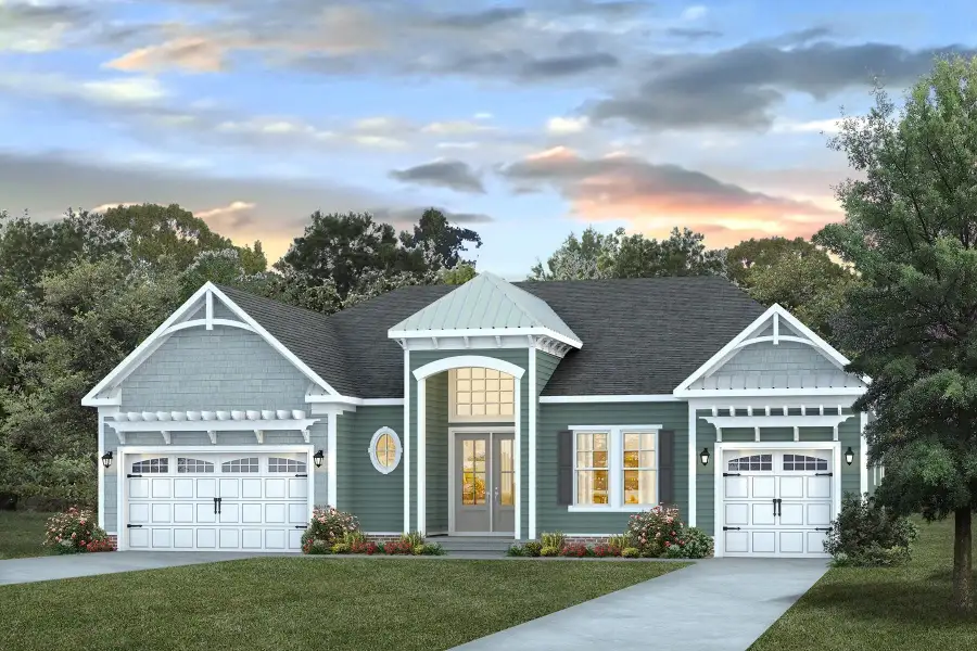 Representative exterior photo of a completed home built from the The Sandcastle by Chesapeake Homes in Coastal Club of the Carolinas, Calabash, NC (Image 23).