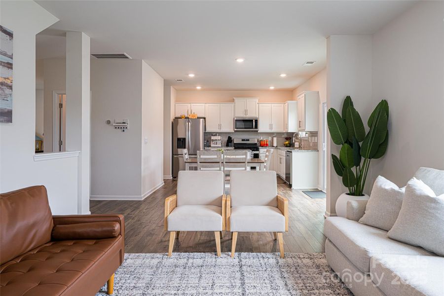 Furnished interior view inside a new home in , Asheville (Image 12).