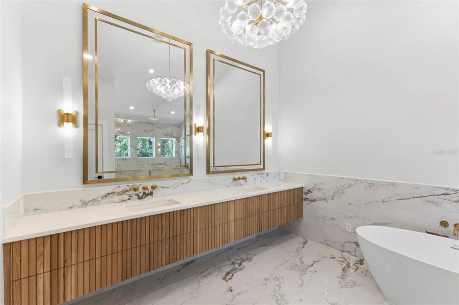 Furnished interior view inside a new home in , St. Petersburg (Image 44).