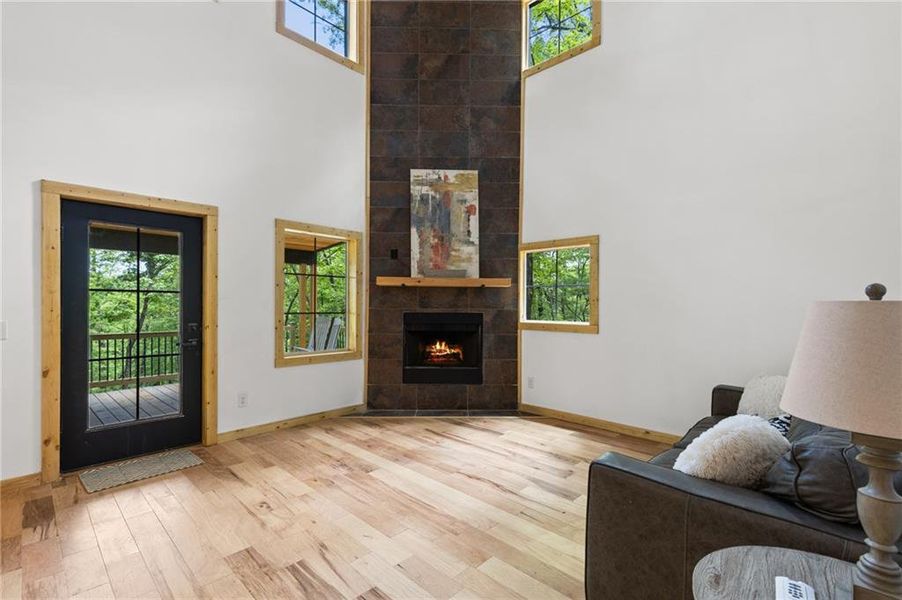 Furnished interior view inside a new home in , McCaysville (Image 27).