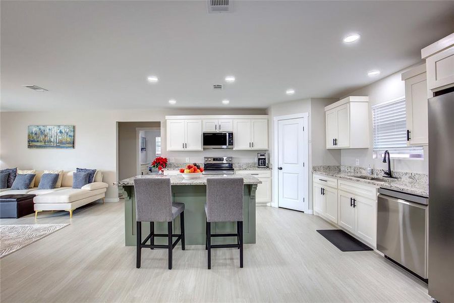 Furnished interior view inside a new home in , Brookston (Image 10).